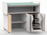 Tangara commode 125 cm verrijdbaar1